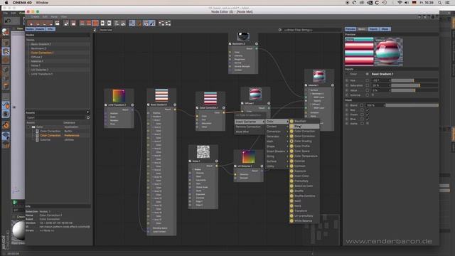 Cinema 4D Node-Materials, Pt 05: Working with Nodes смотреть онлайн