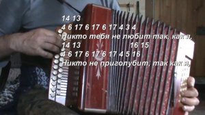 Никто тебя не любит так, как я с нотами в цифрах