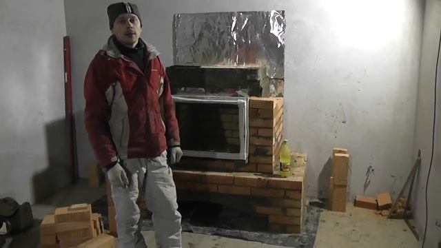 Наши рабочие дни ЧАСТЬ5. Новый обьект, камин под отделку, загильзовка трубы. смотреть онлайн