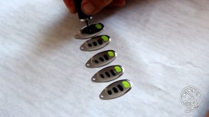 Покраска лепестков для блёсен