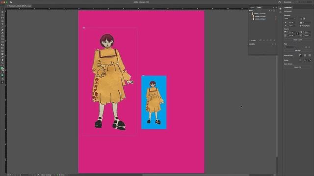 Adding a Photoshop file to InDesign смотреть онлайн
