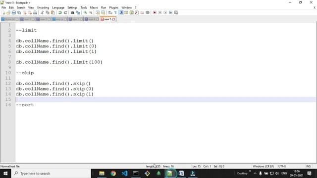 11 mongoDB CRUD operations| Limit-Skip-Sort Methods | Retrieve Documents part-3 смотреть онлайн