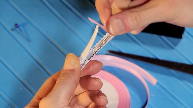 Стрекоза "Канзаши" Мастер класс.Kanzashi tutorial. смотреть онлайн