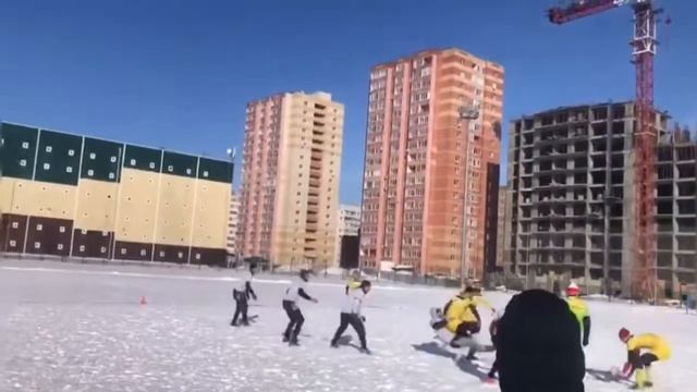 Чемпионат Поволжья по снежному регби в г. Казань 2021. Команда г. Стерлитамак смотреть онлайн