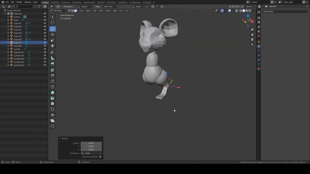 Speedsculpt. Первая самостоятельная работа в Blender. Часть 1. смотреть онлайн