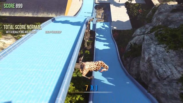 №2-"Прохождение игры""Goat Simulator"Мод ЖИРАФА" смотреть онлайн