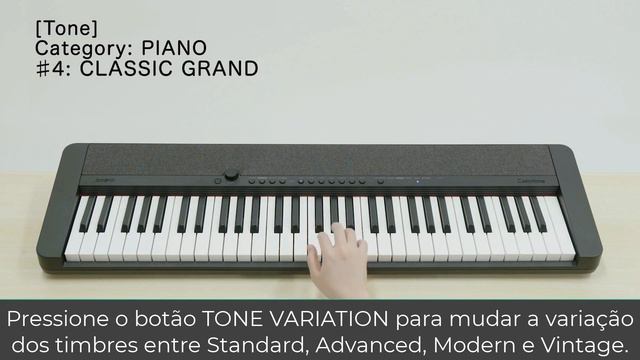 Casiotone CT-S1 - Como selecionar os timbres смотреть онлайн