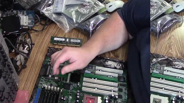 Asus TRL-DLS dual socket 370 tualatin motherboard смотреть онлайн