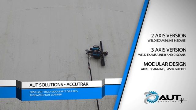 AUT Solutions - AccuTrak - Weld Inspection, Corrosion Mapping, Steerable and Modular NDT Scanner смотреть онлайн