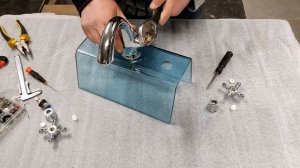 Капает смеситель! Ремонт двухвентильного смесителя Devit!