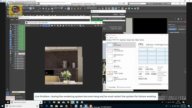 Live Solution Session : Problem in Vray GPU Rendering 3ds max | Tutorial in HINDI by Atul Rankawat смотреть онлайн
