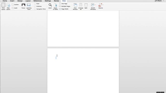How to delete blank page in microsoft word - simple method