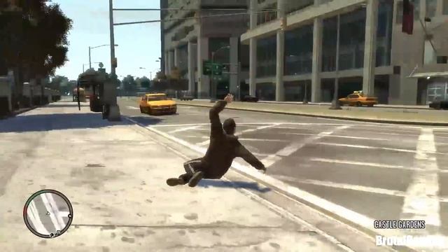 GTA IV Crazy Pakour - Funny Moments смотреть онлайн