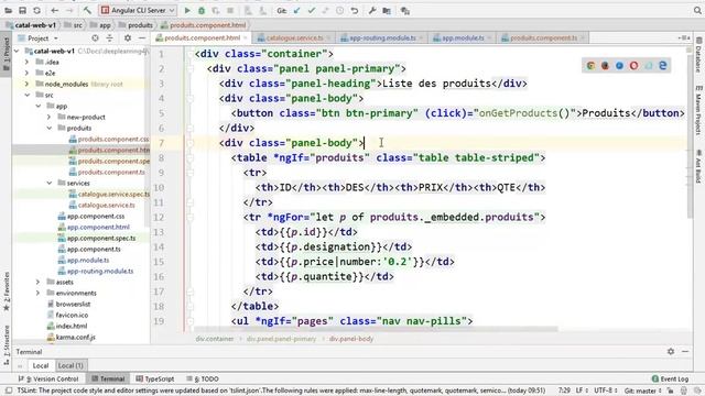 Part 4- Spring and Angular- Angular Framework Application Front Web Catalogue смотреть онлайн