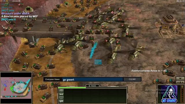 C&C Generals Zero Hour (AOD) HARD MAP смотреть онлайн