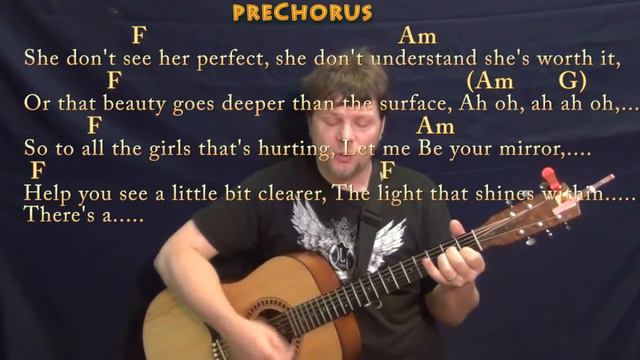 Scars to Your Beautiful (Alessia Cara) Strum Guitar Cover Lesson with Chords/Lyrics смотреть онлайн