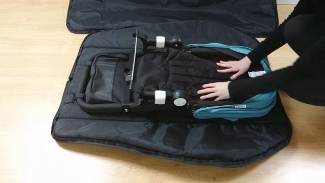 How To Put Bugaboo Cameleon 3 In The Bugaboo Frog Transport Bag.