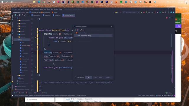 54 Abstract Functions Inside of a Enum смотреть онлайн