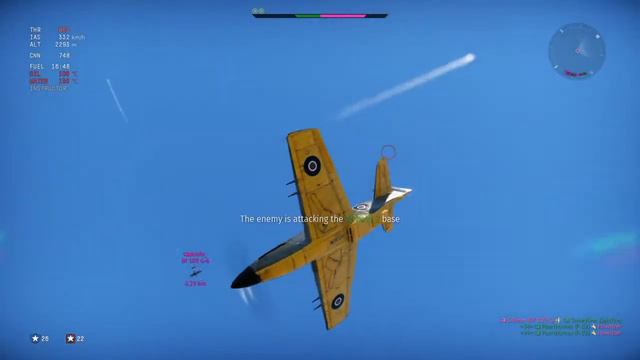 Bf 109 G-6 vs MB.5 смотреть онлайн