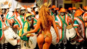 Бразильские девушки с карнавала в Рио 2016