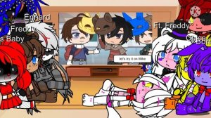 FNAF 1 and Sister Location react to Afton Family memes and Cursed Images (FNAF 1 meets SL Part 6)