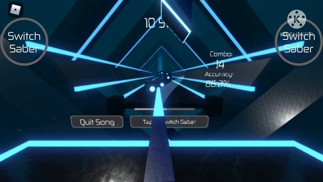Ro-saber Easy on mobile ( Roblox game ) смотреть онлайн