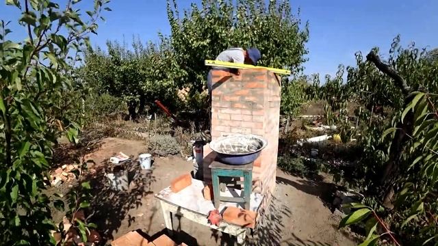 Мангал из кирпича своими руками. Порядовка. Часть 3. Brick BBQ/ Part Three смотреть онлайн