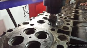 Станок для обработки фаски седла клапана LD180. Обучение.