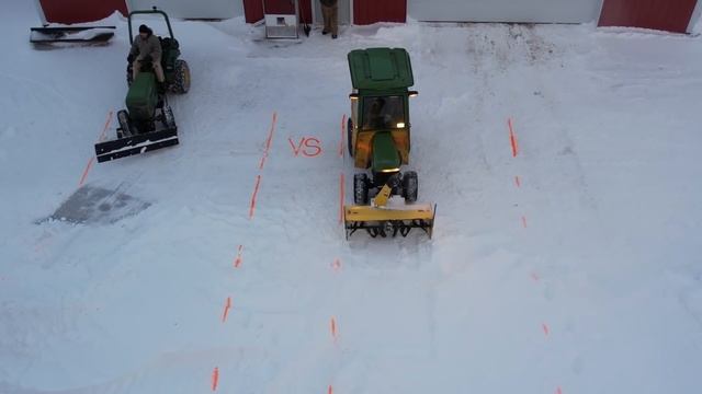 Snow Blade vs Snow Blower vs Front End Loader - Best Snow Removal Choice смотреть онлайн