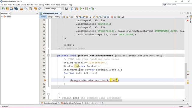 How to generate random numeric or alphanumeric string/passoword in Java using Netbeans смотреть онлайн