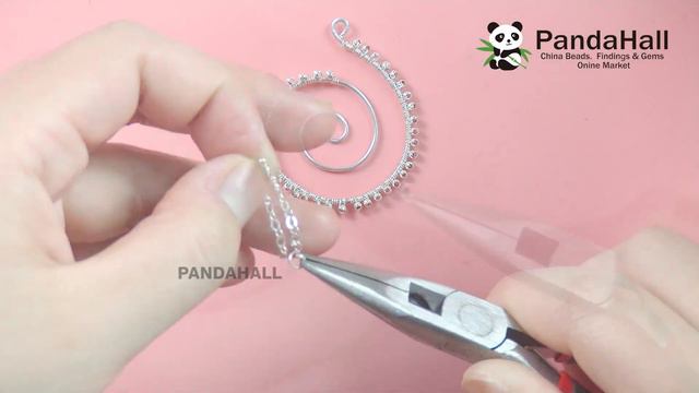 Video 2 PangdaHall Мастер-класс-- Серьги с красным кристаллом подсолнуха смотреть онлайн