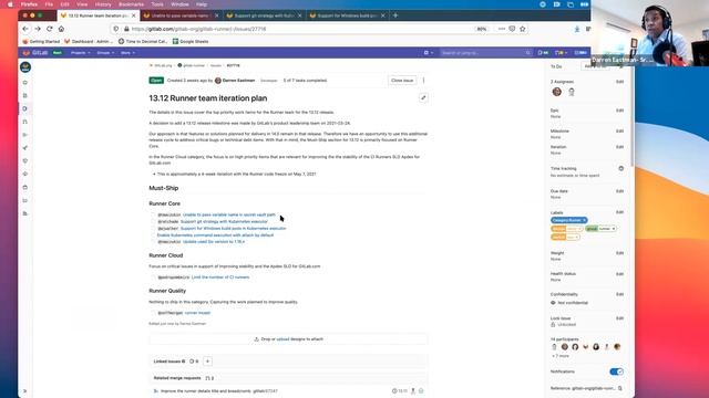 GitLab 13.12 Kickoff - Verify:Runner смотреть онлайн