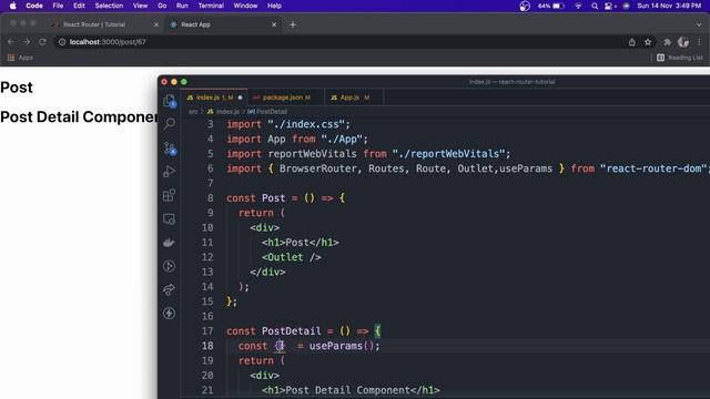 Create Routes in ReactJs using React Router Dom 6 смотреть онлайн