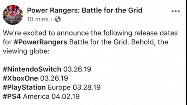 Power Rangers Battle For The Grid Game Official Release Date! смотреть онлайн