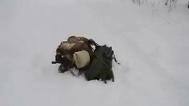 Тактика. Изготовка для стрельбы лежа с рюкзаком