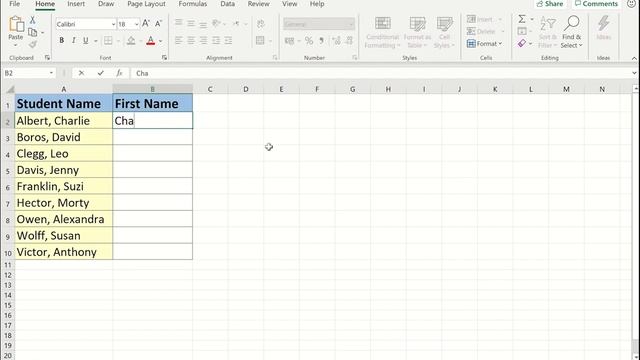 Flash Fill on Microsoft Excel | Office 365 смотреть онлайн