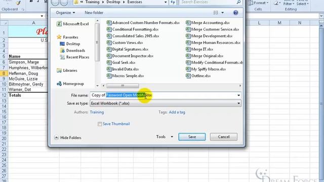 Microsoft Excel 2010: Password To Open And Modify смотреть онлайн