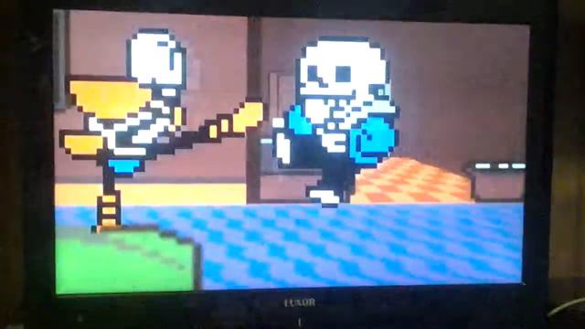 Sans vs papyrus - Undertale fight animation p.1/2 reaction смотреть онлайн