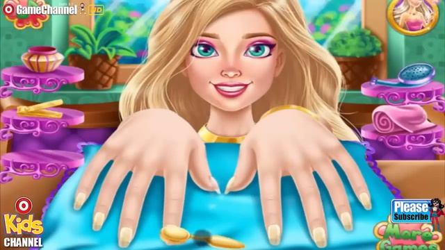 Barbie Nail Salon Video - Barbie, Salon, Care Games - Videos games for Girls смотреть онлайн