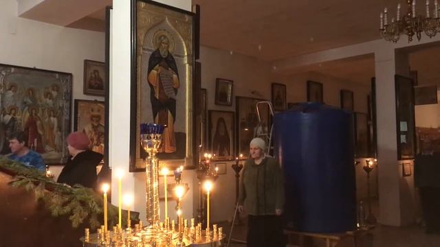 9 песнь канона Богоявления. 18.01.2020 г. смотреть онлайн