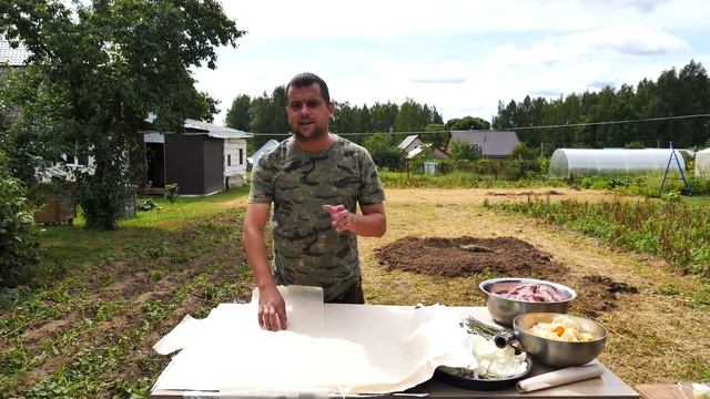 ВОРОВАННОЕ МЯСО БАРАНА ЗАПЕЧЕННОЕ В ЗЕМЛЕ