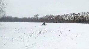 снегоход палочник-трубочник#самодельный снегоход