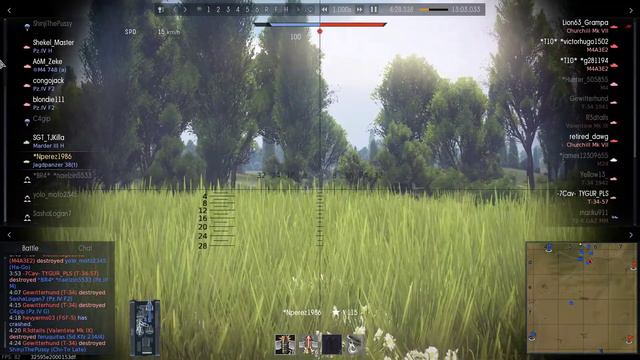 War Thunder...how to kill Churchill Mk III смотреть онлайн
