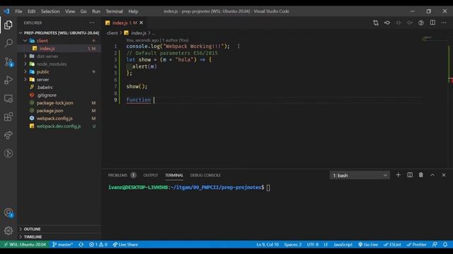 PWPC II S22 Integrando Babel a Webpack смотреть онлайн