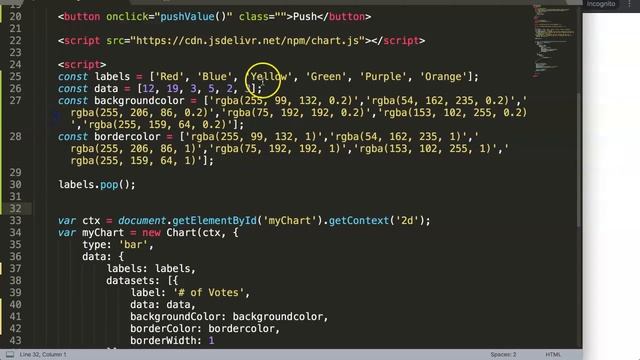 3 Array Pop Chart JS Array Series смотреть онлайн