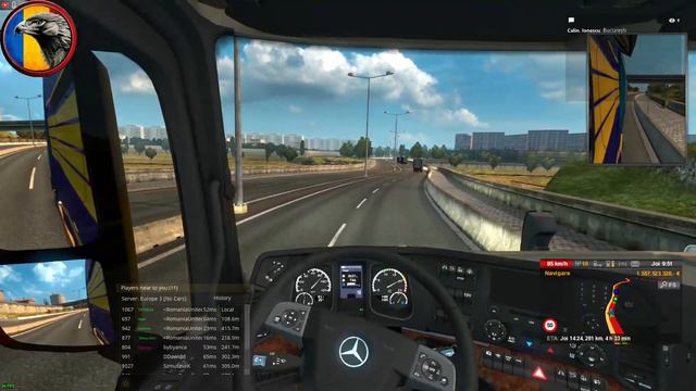 Euro Truck Simulator 2 - Mercedes-Benz Actros 1845 MP4 смотреть онлайн
