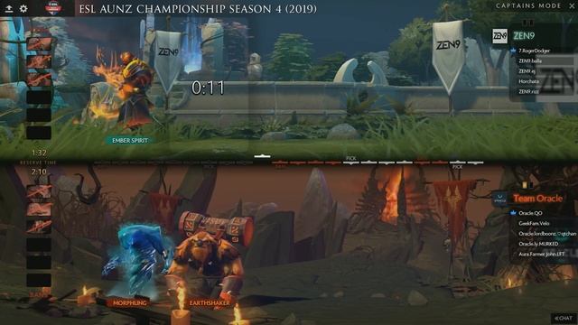 ZEN9 vs. Team Oracle - Stage 2, Matchday #1 | ESL AUNZ Championship Season 4 [#dota2] смотреть онлайн