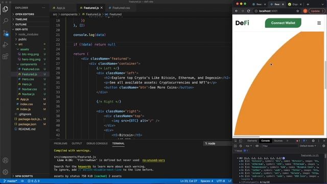 Build A React Website With A Crypto API From Scratch - Beginner Tutorial Using Coin Gecki API смотреть онлайн