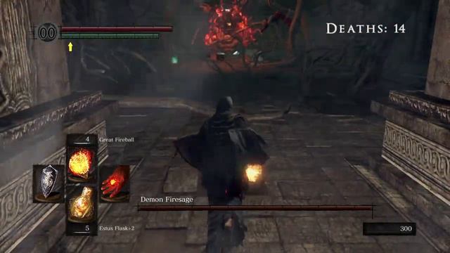 Demon Firesage boss fight | Dark Souls Remastered blind playthrough смотреть онлайн