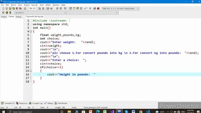 C++ Program | Convert Pounds into kg and kg into pounds | C++ Examples смотреть онлайн